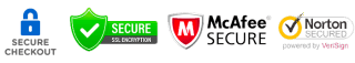 Visa, Mastercard, American Express, PayPal, Apple Pay, Google Pay